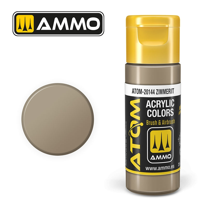 MUNITIONS de Mig Jimenez 20144 ATOM COLOR Zimmerit 20ml