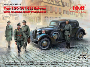 ICM 35539 Type 320 (W142) Salon avec personnel d&amp;#39;état-major allemand 1/35