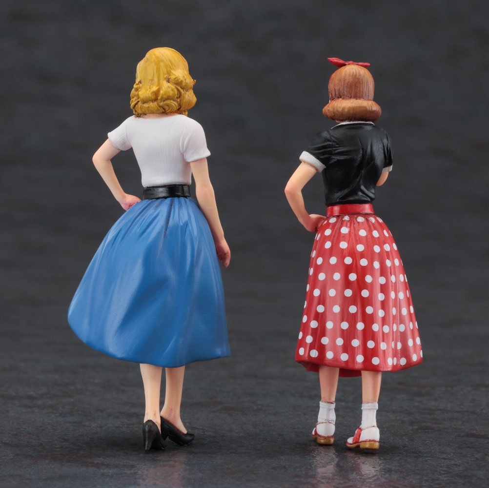 Figurine Hasegawa FC10 American Girls des années 50, échelle 1/24 – imagen 3