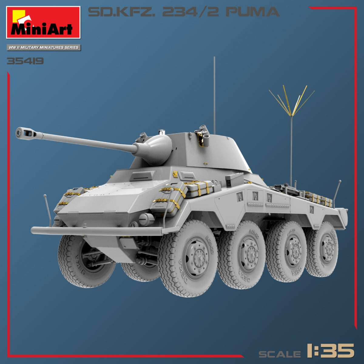MiniArt 35419 SD.KFZ.234/2 PUMA 1/35 – immagine 17