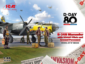 ICM 48322 B-26B Marauder avec pilotes et personnel au sol de l&amp;#39;USAAF 1/48