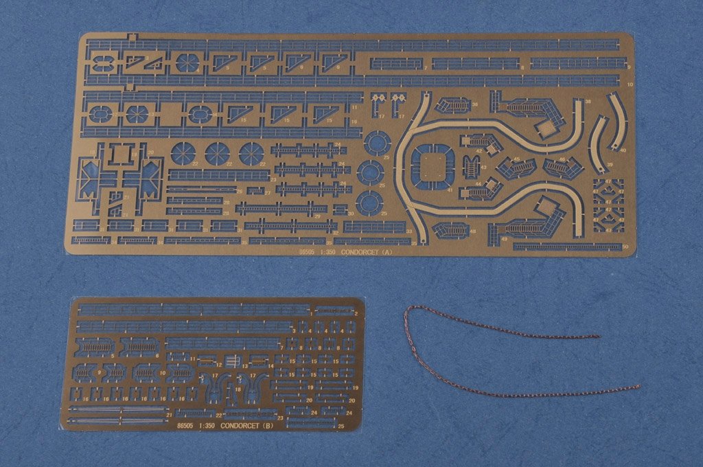 Hobby Boss 86505 Cuirassé Condorcet, modèle pré-dreadnought de la Marine française, échelle 1/350 – imagen 7