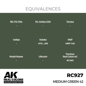 AK Interactive RC927 Medium Green 42 17 ml – zdjęcie 2