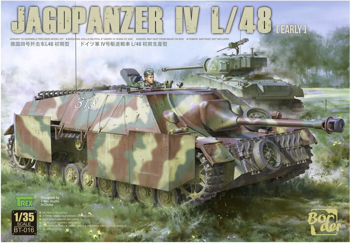 Maquette Border BT-016 Jagdpanzer IV L/48 (première version) 1/35