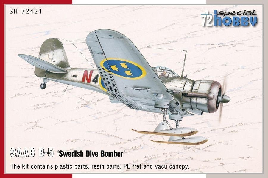 Special Hobby 72421 SAAB B-5 « Bombardier en piqué suédois » 1/72