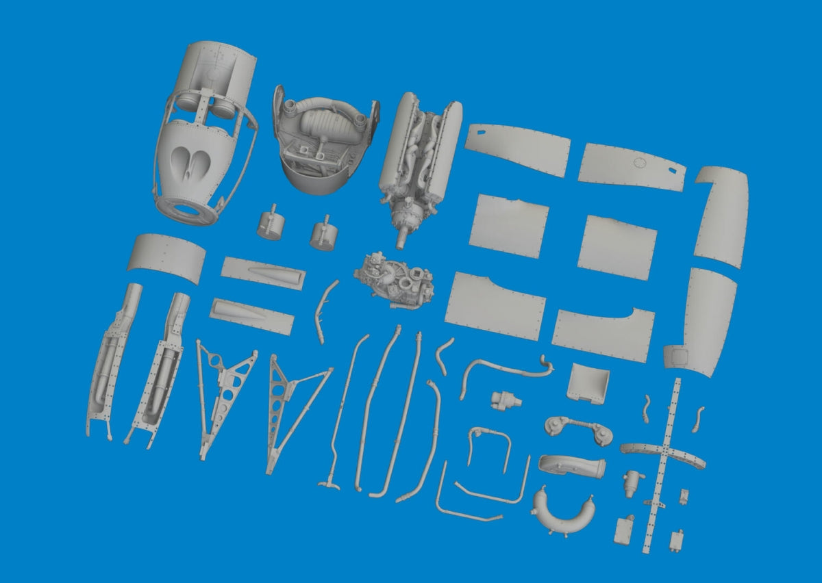 Eduard 6481036 P-38F/G moteur gauche IMPRESSION TAMIYA 1/48 – image 2