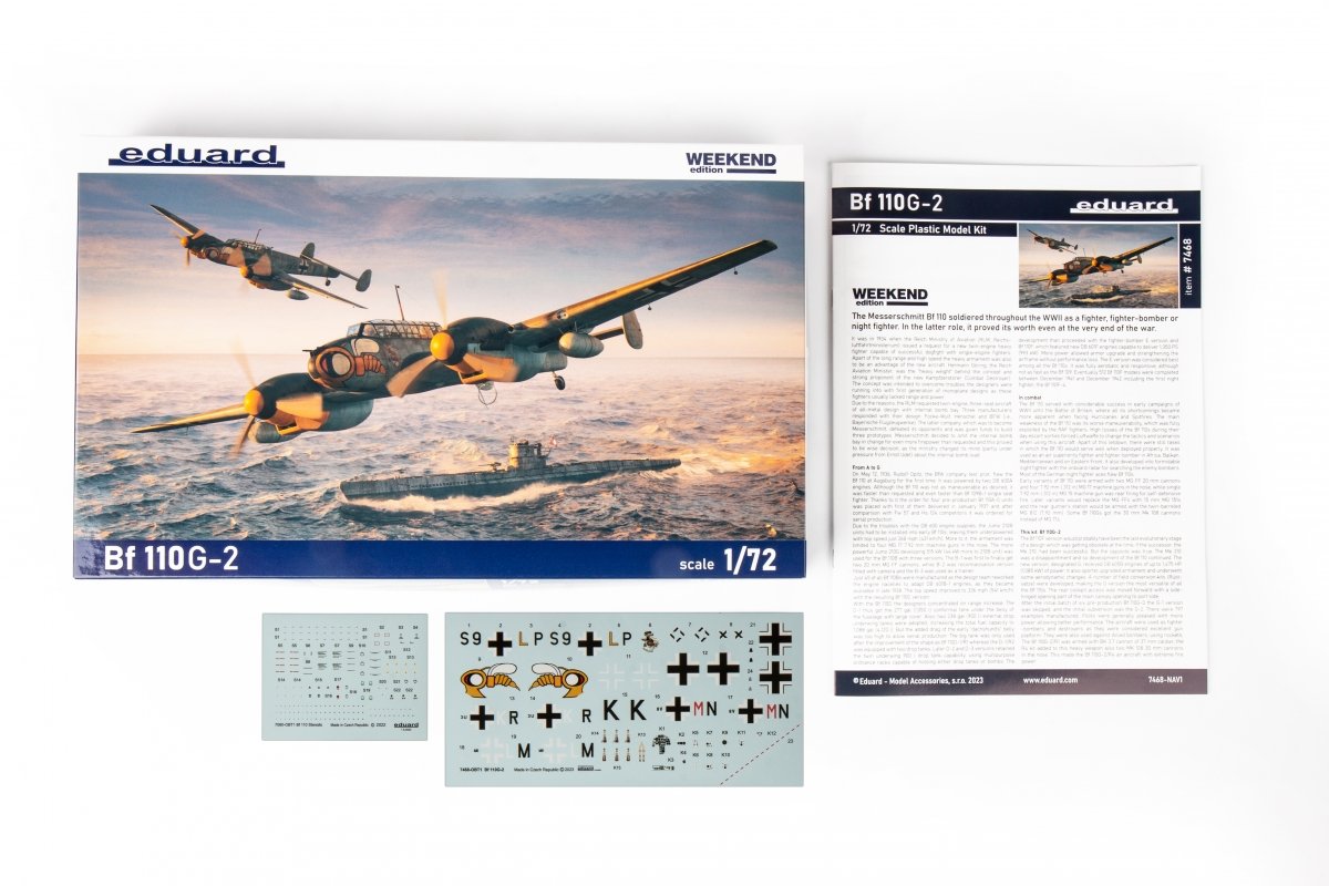 Eduard 7468 Bf 110G-2 1/72 – zdjęcie 3