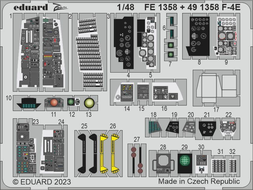 Eduard BIG49382 F-4E Meng 1/48 – zdjęcie 6