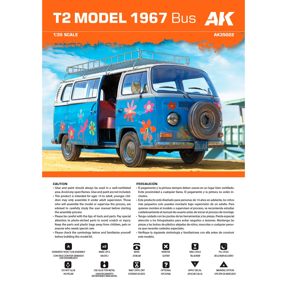 AK Interactive AK35022 T2 MODEL 1967 BUS 1/35 – zdjęcie 10