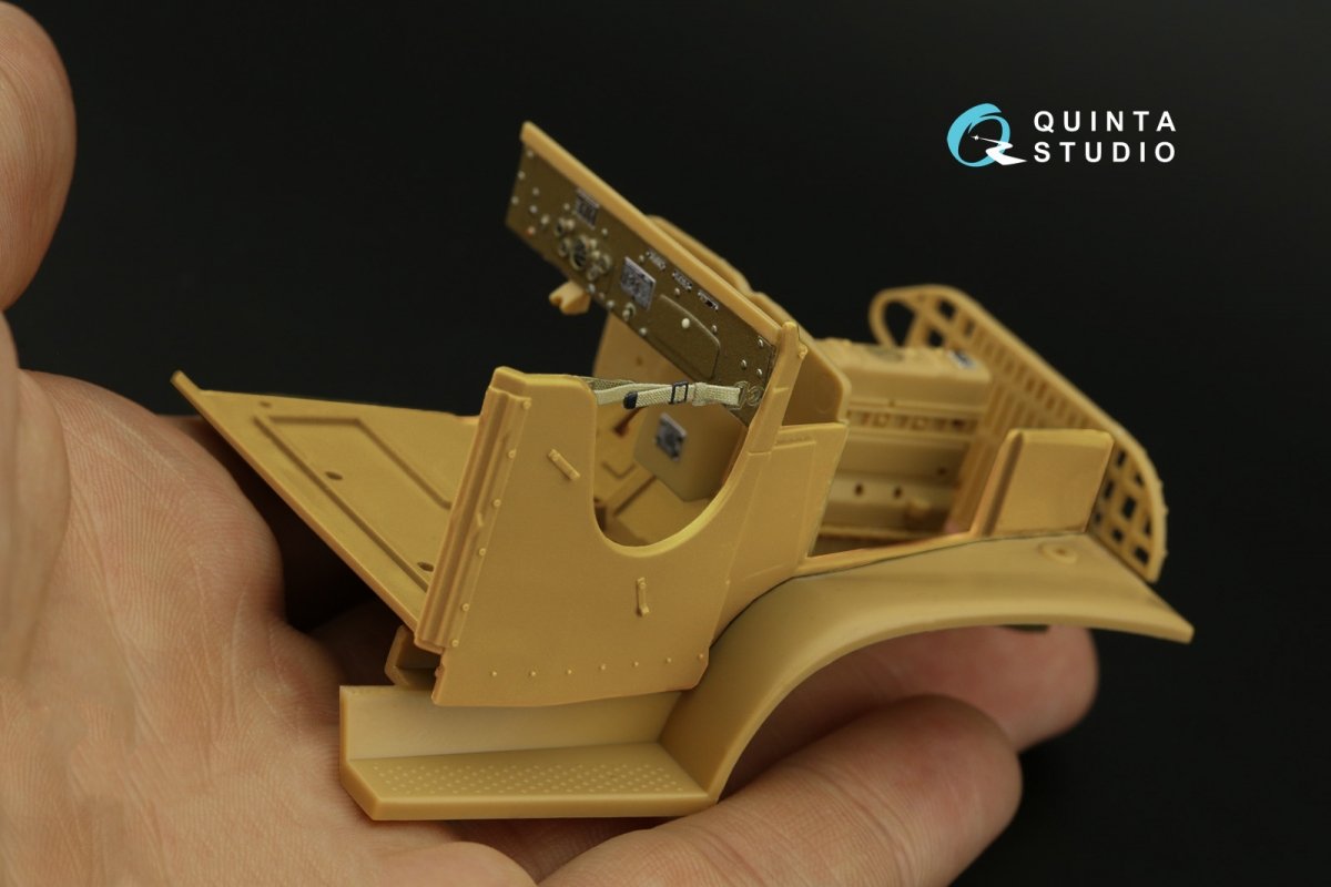 Quinta Studio QD35059 GMC CCKW 352 Cabine ouverte, intérieur imprimé en 3D et coloré sur papier décalcomanie (HobbyBoss) 1/35 – Bild 5