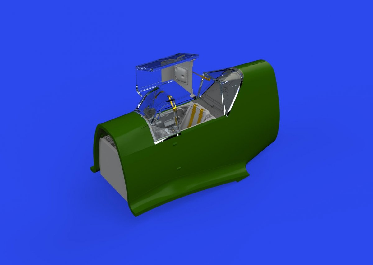 Maquette Eduard 648875 Bf 109F cockpit avec siège ancien, à imprimer au 1/48 – image 3