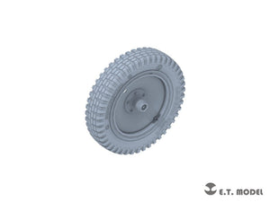 ET Model P35-124 Roues avant affaissées pour maquette Dragon au 1/35 des Sd.kfz.250/Sd.kfz.10 allemands de la Seconde Guerre mondiale  – image 2