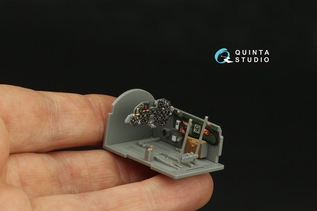 Quinta Studio QD48336 P-47D Thunderbolt Razorback 3D-Printed &amp;amp; coloured Interior on decal paper (Tamiya) 1/48 – zdjęcie 7