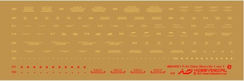 HobbyDecal AL48003V1 F-4J VF-84 Jolly Rogers Fin 1971 1/48 – image 6