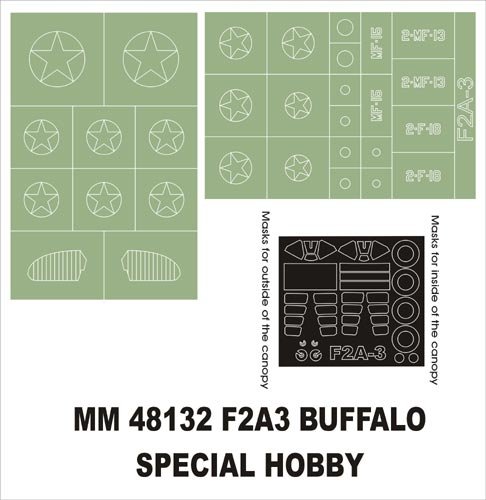 Montex MM48132 F2A3 Buffalo SPÉCIAL HOBBY