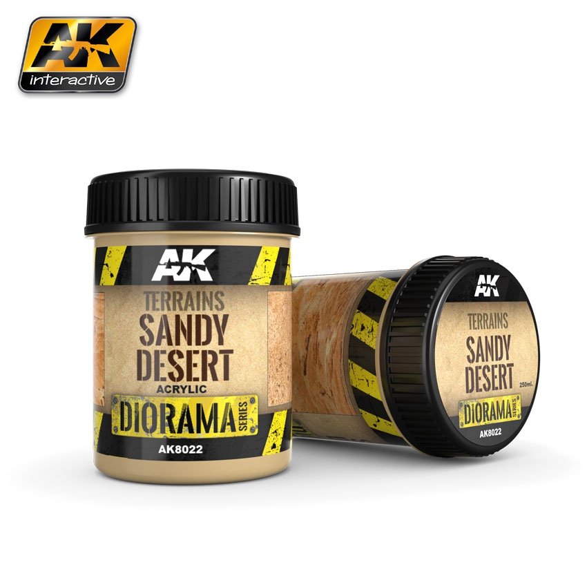 AK Interactive AK8022 Terrains Désert de Sable 250 ml