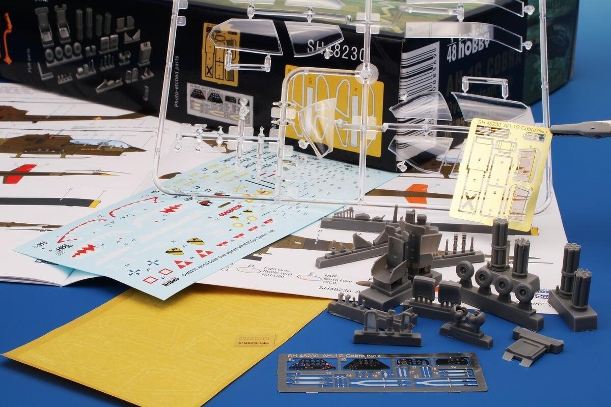 Maquette haute technologie Special Hobby 48230 AH-1G Cobra « Au-dessus du Vietnam avec système de canon M-35 » au 1/48  – immagine 3
