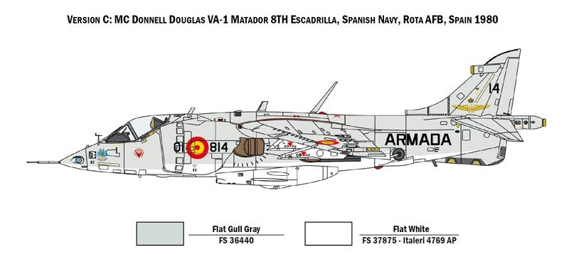 Italeri 1410 AV-8A HARRIER 1/72 – Bild 4