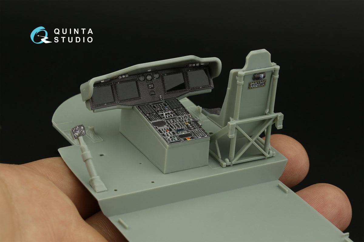 Intérieur imprimé en 3D et coloré sur papier décalcomanie Quinta Studio QD35109 MH-60S (Academy) 1/35 – image 12