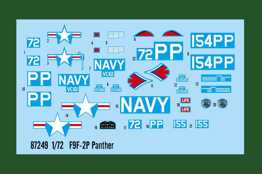Hobby Boss 87249 F9F-2P Panther 1/72 – immagine 4