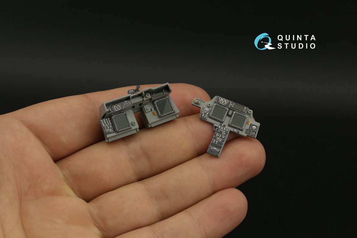 Quinta Studio QD35104 AH-64DI Saraf 3D-Printed &amp;amp; coloured Interior on decal paper (Takom) 1/35 – zdjęcie 10