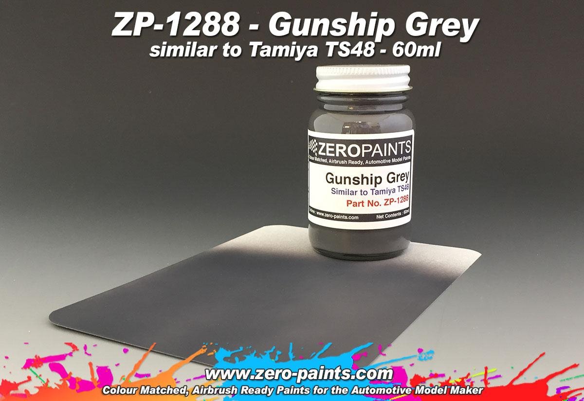 Peinture Zero Paints ZP-1288 Gris Gunship - Similaire à TS48 60 ml