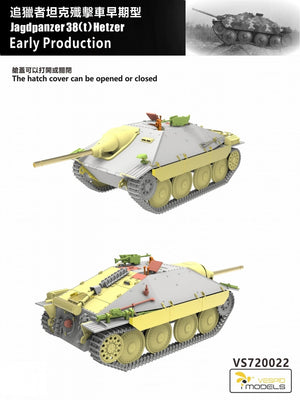 Vespid Models VS720022 Jagdpanzer 38(t) Hetzer Early Production 1/72 – zdjęcie 2