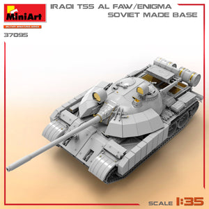 MiniArt 37095 T-55 IRAKIEN AL FAW/ENIGMA. SOCLE DE FABRICATION SOVIÉTIQUE 1/35 – image 3