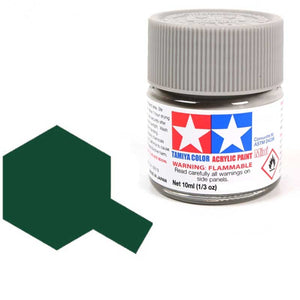 Peinture acrylique Tamiya XF27 Noir Vert (81727) 10 ml