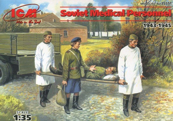 ICM 35551 Personnel médical soviétique (1943-1945) (1/35)