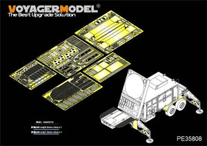 Maquette Voyager PE35808 Radar MPQ-53 américain moderne (pour TRUMPETER 01022) 1/35