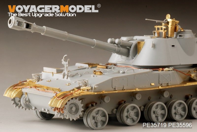 Maquette Voyager PE35719 Obusier automoteur russe moderne 2S3 de 152 mm, version de base tardive (pour TRUMPETER 05567) 1/35 – image 3