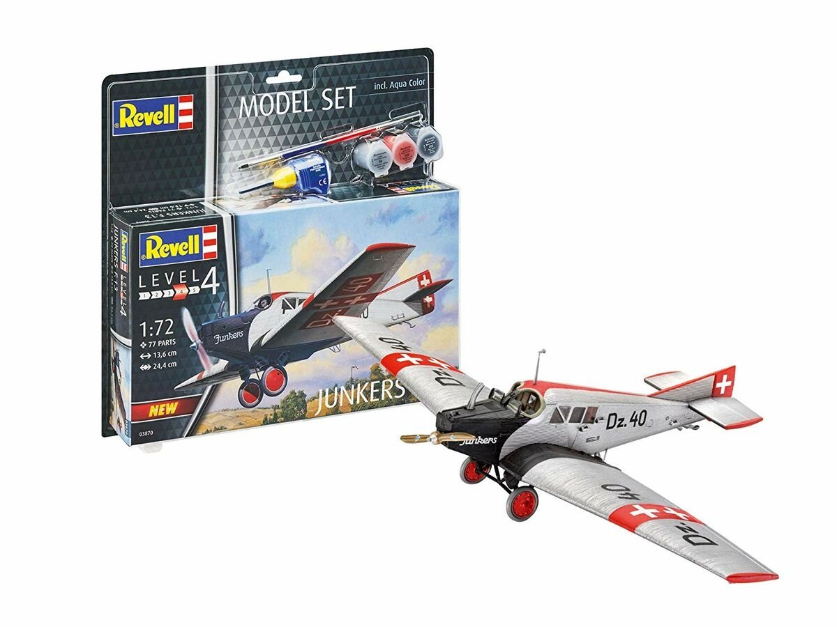 Revell 63870 Junkers F.13 Coffret de démarrage pour avion 1/72