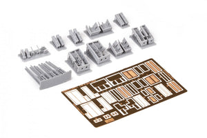 Baies de canons Eduard 648853 F4F-4 - Impression Eduard 1/48