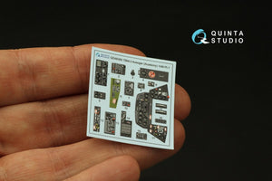 Intérieur imprimé en 3D et coloré sur papier décalcomanie Quinta Studio QD48385 TBM-3 Avenger (Accurate miniatures/Academy) 1/48  – image 4