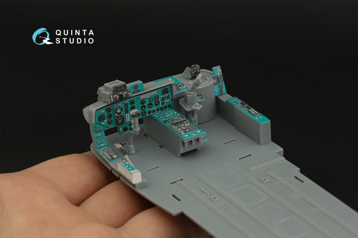 Intérieur imprimé en 3D et coloré sur papier décalcomanie Quinta Studio QDS-35077 Ka-29 (Trumpeter) (Petite version) 1/35 – image 6