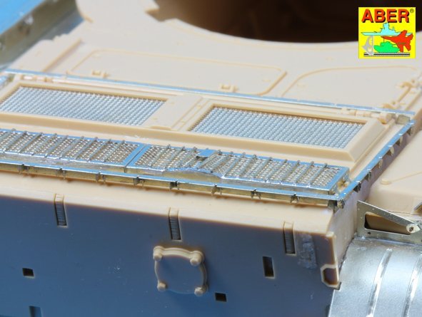 Grilles Aber 35G28 pour char russe T-55 et Tiran 5 (1/35) – Bild 8