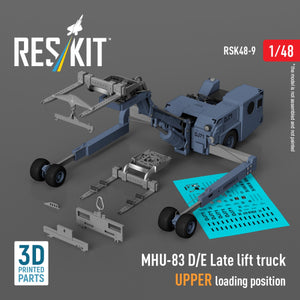 RESKIT RSK48-0009 MHU-83 D/E Chariot élévateur tardif, position de chargement supérieure (kit de modèle imprimé en 3D) 1/48  – image 4