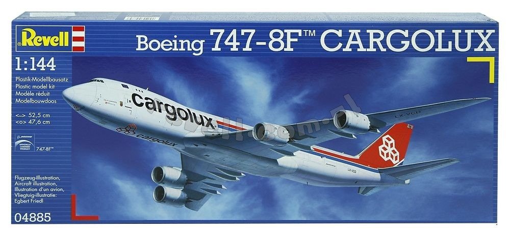 Revell - 04885 - Boeing 747-8F Cargolux (1/144)