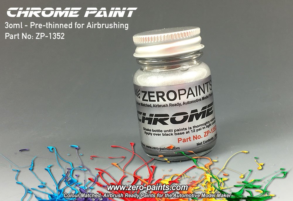 Peinture chromée Zero Paints ZP-1352, 30 ml