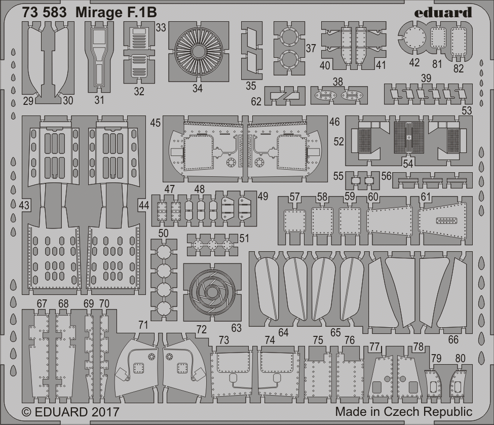 Eduard SS583 Mirage F.1B SPECIAL HOBBY 1/72 – Bild 2