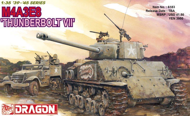 Dragon 6183 M4A3E8 « Thunderbolt VII » (1/35)