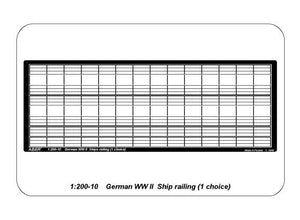 Aber 200-10 Garde-corps de navire allemand de la Seconde Guerre mondiale (1er choix) (1/200) – immagine 5