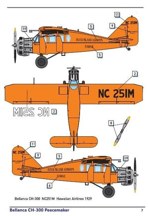 Dora Wings 72022 Bellanca CH-300 Pacemaker 1/72 – imagen 3