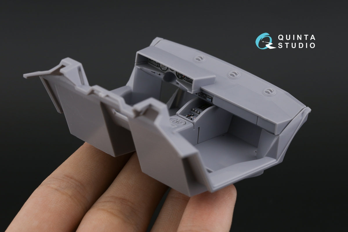 Quinta Studio QD24012 Lamborghini Countach 5000 QV 3D-Printed coloured Interior on decal paper (Aoshima) 1/24 – zdjęcie 11