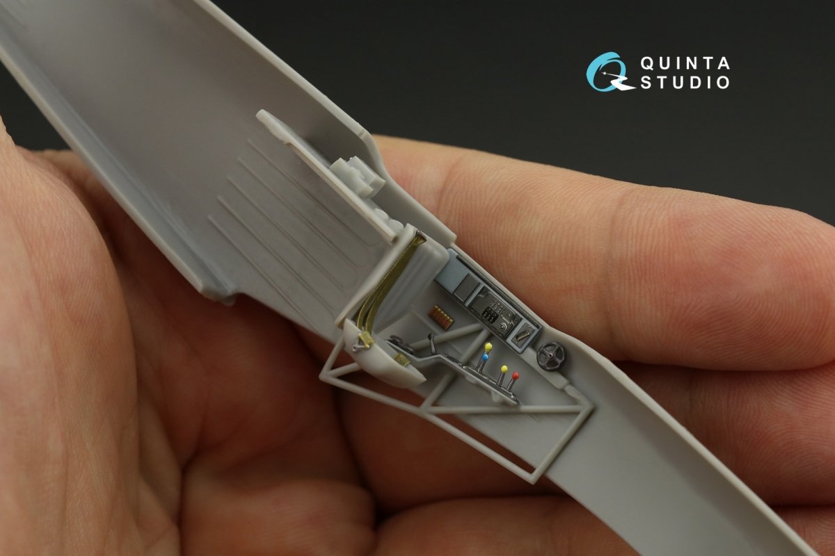 Intérieur imprimé en 3D et coloré sur papier décalcomanie Quinta Studio QD48299 Yak-9T/DD (Modelsvit) 1/48  – Bild 8