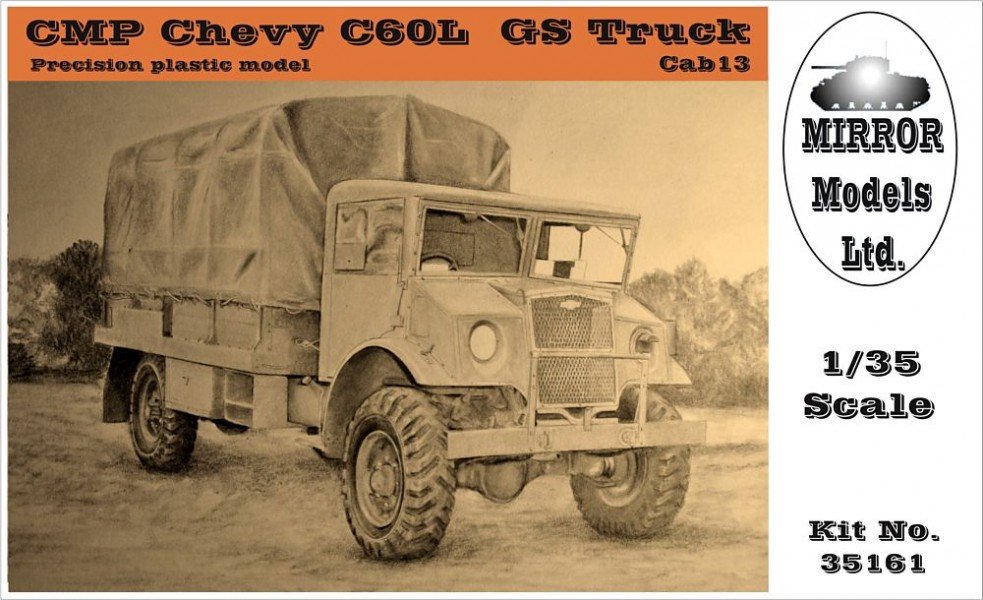 Modèles de rétroviseurs 35161 CMP CHEVROLET C60L GS (1/35)