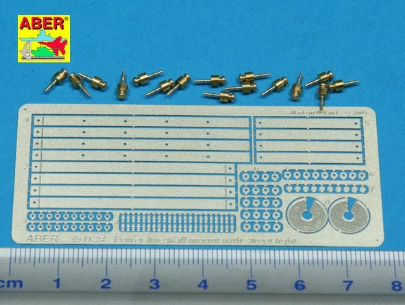 Support mural de ligne électrique Aber 35D24 avec éclairage public (1/35) – image 2