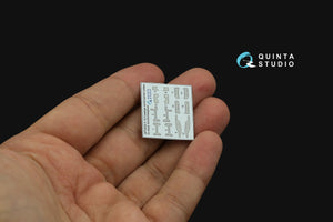 Quinta Studio QP72005 F-16 block 40/42 reinforcement plates (Hasegawa) 1/72 – zdjęcie 3