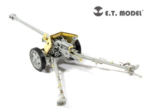 ET Model E35-071 Canon antichar allemand Pak 40 de 7,5 cm (Seconde Guerre mondiale) (Pour kit DRAGON) (1/35) – immagine 3